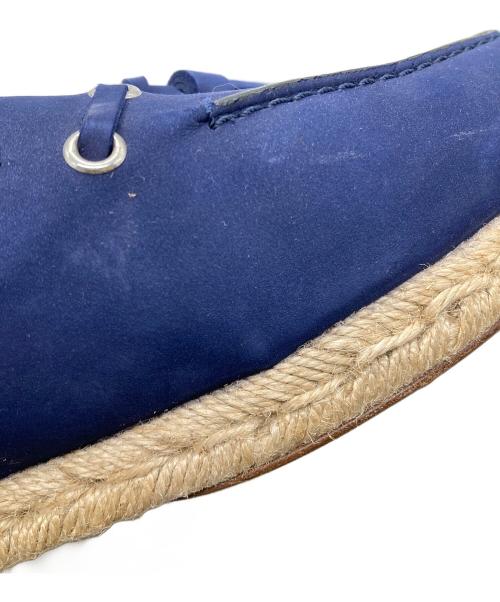 Christian Louboutin（クリスチャン・ルブタン）Christian Louboutin (クリスチャン・ルブタン) タッセル ヌバック エスパドリーユ デッキシューズ ネイビー サイズ:不明の古着・服飾アイテム