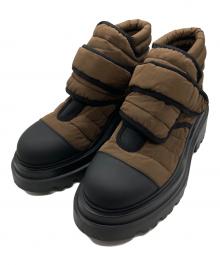 PLAN C（プランシー）の古着「COMBAT BOOTIE」｜ブラウン×ブラック