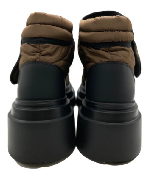 PLAN C（プランシー）Plan C (プランシー) COMBAT BOOTIE ブラウン×ブラック サイズ:SIZE 39の古着・服飾アイテム