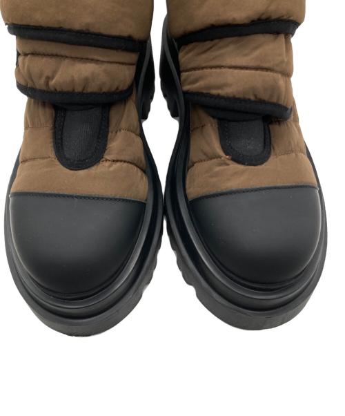 PLAN C（プランシー）Plan C (プランシー) COMBAT BOOTIE ブラウン×ブラック サイズ:SIZE 39の古着・服飾アイテム