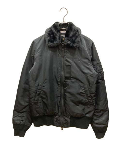 ALPHA（アルファ）ALPHA (アルファ) NUMBER (N)INE (ナンバーナイン) B-15 フライトジャケット ブラック サイズ:SIZE Mの古着・服飾アイテム