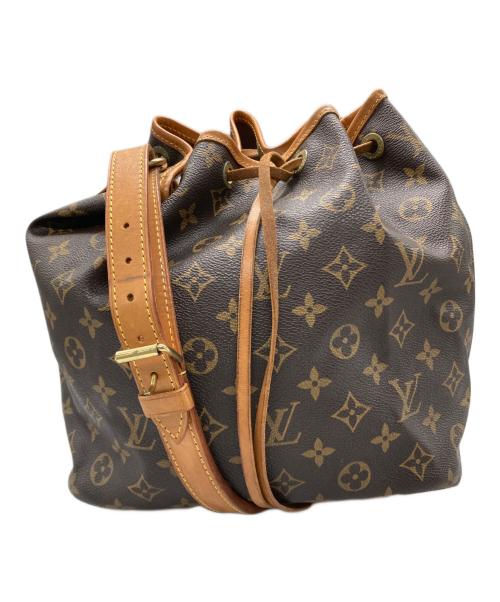 LOUIS VUITTON（ルイ ヴィトン）LOUIS VUITTON (ルイ ヴィトン) ショルダーバッグ　モノグラム　プチノエ ブラックの古着・服飾アイテム