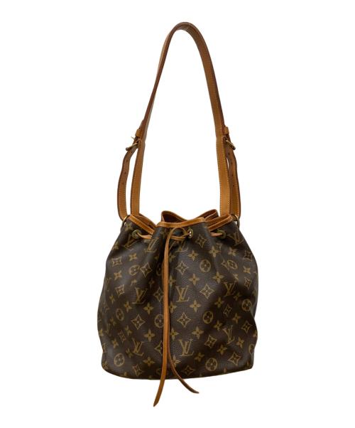 LOUIS VUITTON（ルイ ヴィトン）LOUIS VUITTON (ルイ ヴィトン) ショルダーバッグ　モノグラム　プチノエ ブラックの古着・服飾アイテム