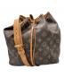 LOUIS VUITTON（ルイ ヴィトン）の古着「ショルダーバッグ　モノグラム　プチノエ」｜ブラック