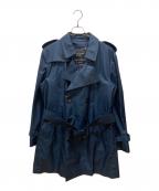 BURBERRY BLACK LABELバーバリーブラックレーベル）の古着「ライナー付トレンチコート」｜ネイビー