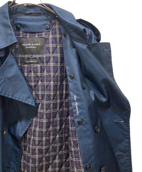 BURBERRY BLACK LABEL（バーバリーブラックレーベル）BURBERRY BLACK LABEL (バーバリーブラックレーベル) ライナー付トレンチコート ネイビー サイズ:SIZE LLの古着・服飾アイテム