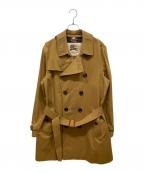 BURBERRY LONDONバーバリーロンドン）の古着「GBBURLIMCASトレンチコート　GBBURLIMCAS」｜カーキ