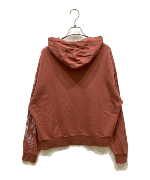 DRIES VAN NOTEN（ドリスヴァンノッテン）DRIES VAN NOTEN (ドリスヴァンノッテン) 刺繍花柄パーカー ブラウン サイズ:不明の古着・服飾アイテム