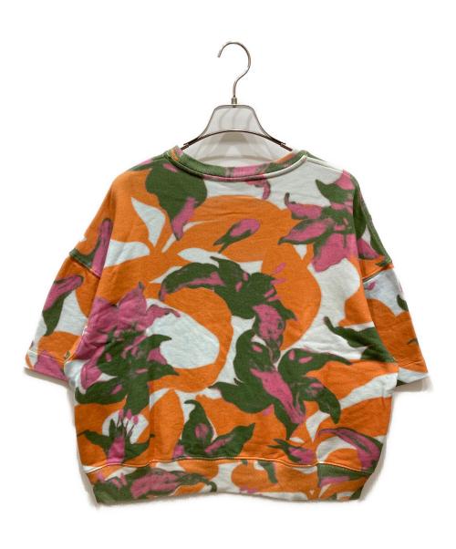 DRIES VAN NOTEN（ドリスヴァンノッテン）DRIES VAN NOTEN (ドリスヴァンノッテン) 花柄半袖スウェット オレンジ サイズ:SIZE Sの古着・服飾アイテム