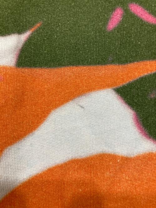 DRIES VAN NOTEN（ドリスヴァンノッテン）DRIES VAN NOTEN (ドリスヴァンノッテン) 花柄半袖スウェット オレンジ サイズ:SIZE Sの古着・服飾アイテム