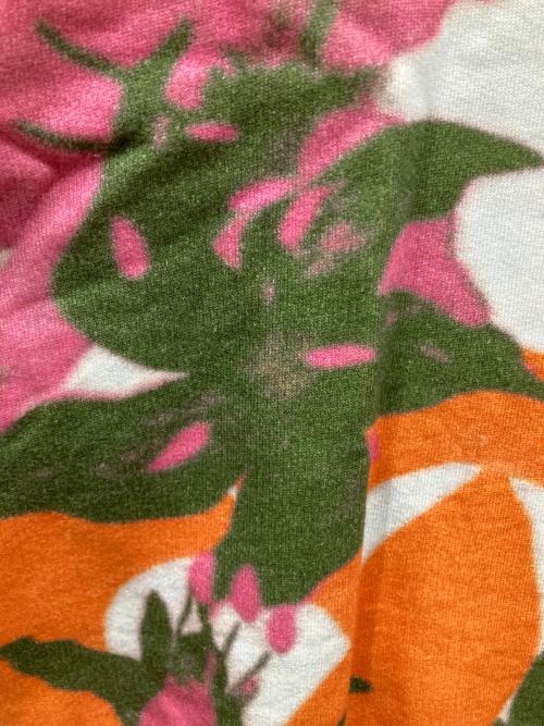 DRIES VAN NOTEN（ドリスヴァンノッテン）DRIES VAN NOTEN (ドリスヴァンノッテン) 花柄半袖スウェット オレンジ サイズ:SIZE Sの古着・服飾アイテム