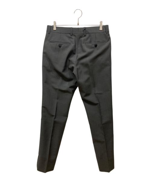 GUCCI（グッチ）GUCCI (グッチ) ウールモヘアサイドラインスラックス グレー サイズ:SIZE 48Rの古着・服飾アイテム