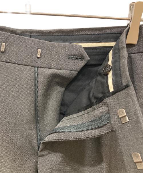 GUCCI（グッチ）GUCCI (グッチ) ウールモヘアサイドラインスラックス グレー サイズ:SIZE 48Rの古着・服飾アイテム