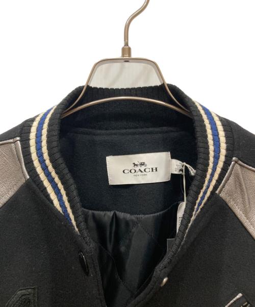 COACH（コーチ）COACH (コーチ) BOWERY VARSITY JACKET ブラック サイズ:SIZE M 未使用品の古着・服飾アイテム