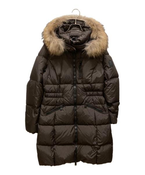 COACH（コーチ）COACH (コーチ) ファー付きダウンコート ブラウン サイズ:SIZE Sの古着・服飾アイテム