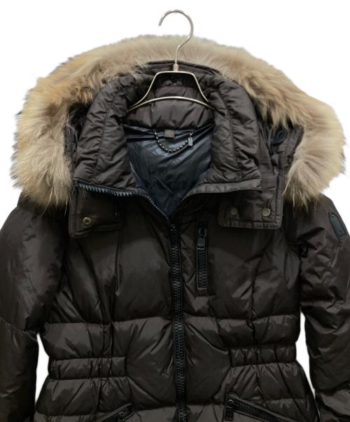 COACH（コーチ）COACH (コーチ) ファー付きダウンコート ブラウン サイズ:SIZE Sの古着・服飾アイテム