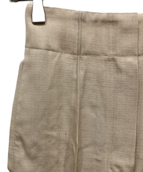CELINE（セリーヌ）CELINE (セリーヌ) バックベルトセンタープレスパンツ ベージュ サイズ:SIZE 34の古着・服飾アイテム