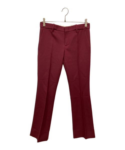 GUCCI（グッチ）GUCCI (グッチ) ウールスラックス ボルドー サイズ:SIZE 38の古着・服飾アイテム