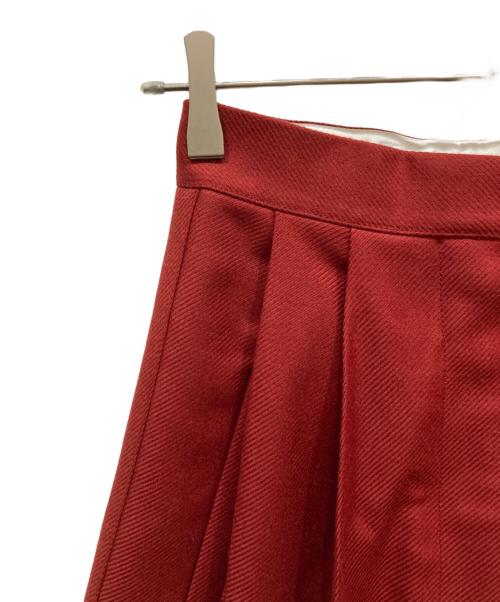 CELINE（セリーヌ）CELINE (セリーヌ) タックパンツ レッド サイズ:SIZE 34の古着・服飾アイテム