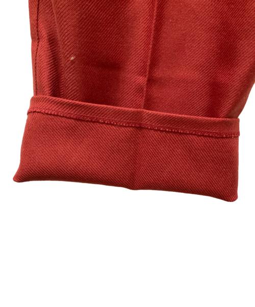 CELINE（セリーヌ）CELINE (セリーヌ) タックパンツ レッド サイズ:SIZE 34の古着・服飾アイテム