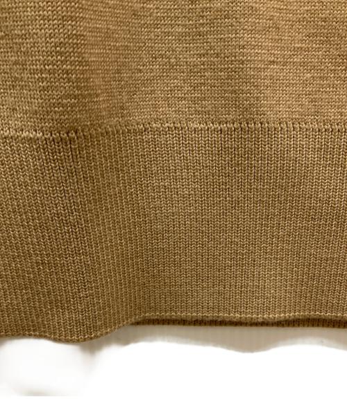 CELINE（セリーヌ）CELINE (セリーヌ) クルーネックニット ブラウン×ベージュ サイズ:SIZE Sの古着・服飾アイテム