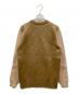 CELINE (セリーヌ) クルーネックニット ブラウン×ベージュ サイズ:SIZE S：22000円