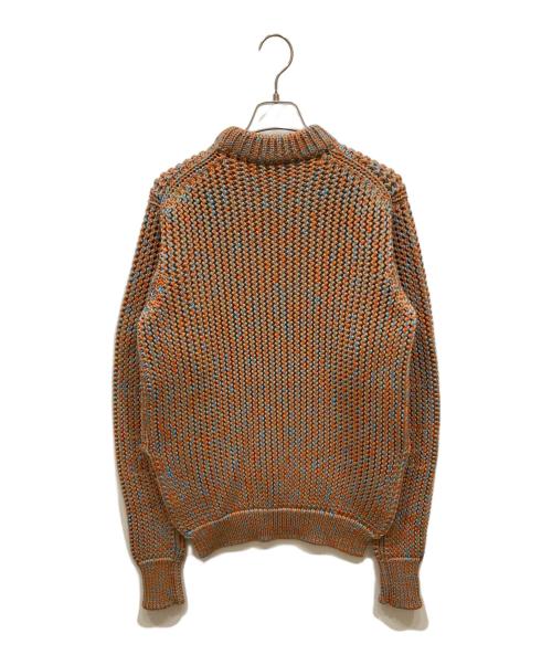 CELINE（セリーヌ）CELINE (セリーヌ) チャンキーニット ブラウン×ブルー サイズ:SIZE Sの古着・服飾アイテム