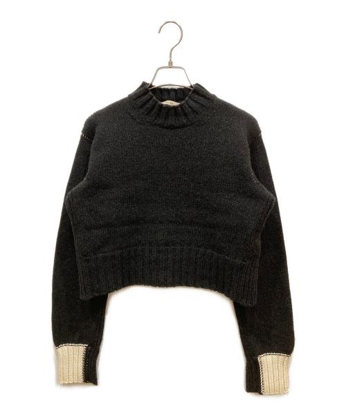 CELINE（セリーヌ）CELINE (セリーヌ) ステッチハイネックニット ブラック サイズ:SIZE XSの古着・服飾アイテム