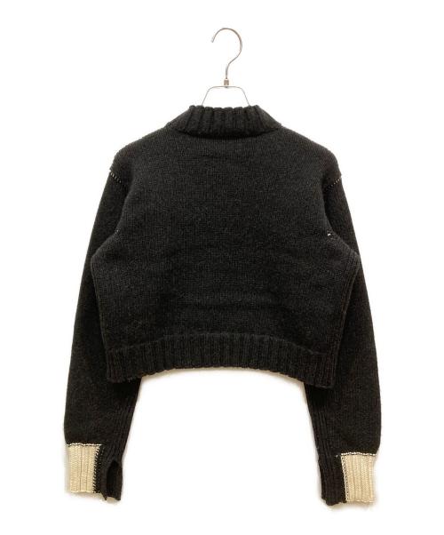 CELINE（セリーヌ）CELINE (セリーヌ) ステッチハイネックニット ブラック サイズ:SIZE XSの古着・服飾アイテム
