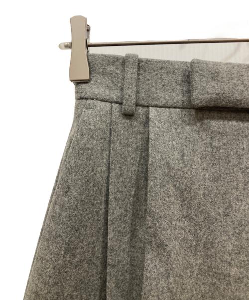 CELINE（セリーヌ）CELINE (セリーヌ) ウールワイドスラックス グレー サイズ:SIZE 36の古着・服飾アイテム