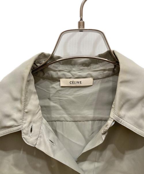 CELINE（セリーヌ）CELINE (セリーヌ) シャツワンピース グレー サイズ:SIZE 34の古着・服飾アイテム