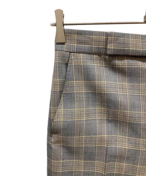 CELINE（セリーヌ）CELINE (セリーヌ) チェックスラックス グレー サイズ:SIZE 34の古着・服飾アイテム