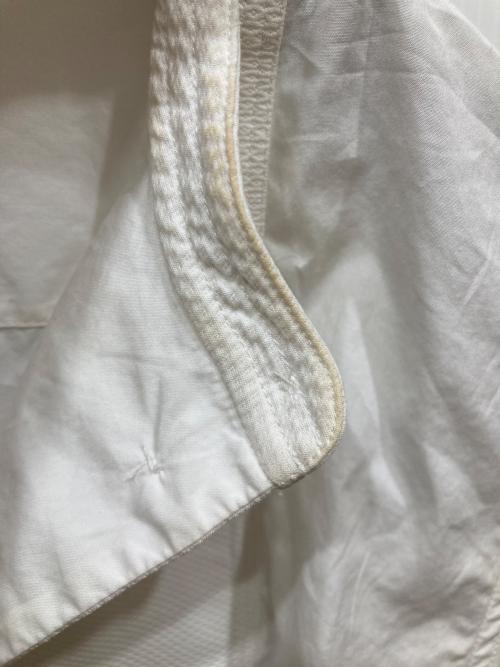 CELINE（セリーヌ）CELINE (セリーヌ) Phoebe Philo バンドカラーハーフスリーブシャツ ホワイト サイズ:SIZE 34の古着・服飾アイテム