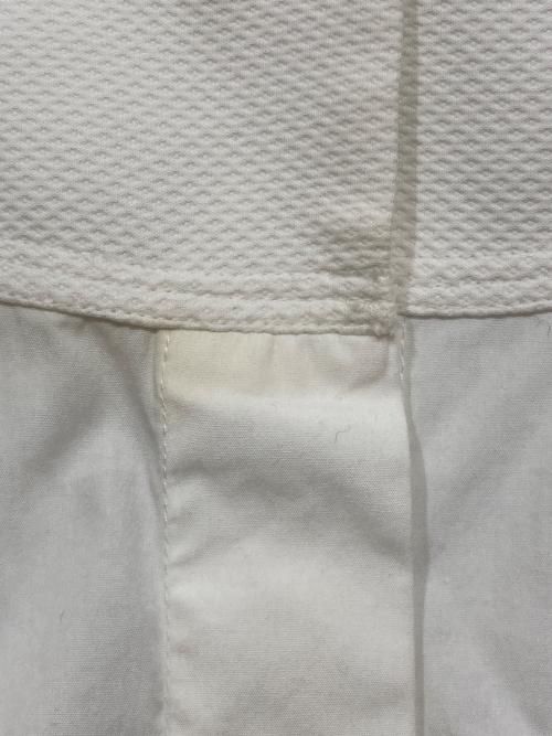 CELINE（セリーヌ）CELINE (セリーヌ) Phoebe Philo バンドカラーハーフスリーブシャツ ホワイト サイズ:SIZE 34の古着・服飾アイテム