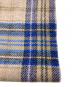 ACNE STUDIOS (アクネ ストゥディオズ) 大判チェックマフラー ベージュ×ブルー：15000円