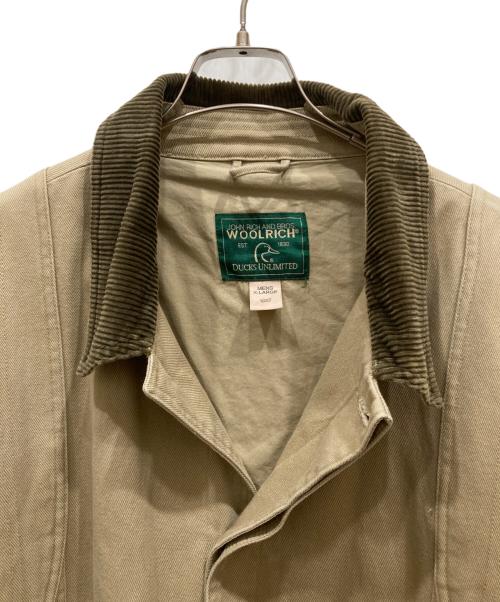 WOOLRICH（ウールリッチ）WOOLRICH (ウールリッチ) 襟コーデュロイハンティングジャケット ブラウン サイズ:SIZE XLの古着・服飾アイテム