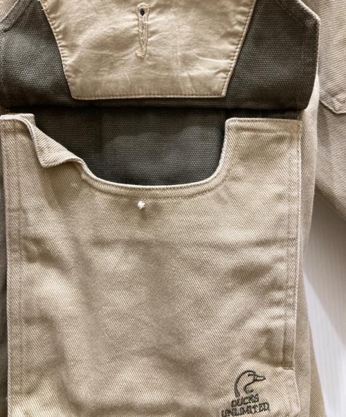 WOOLRICH（ウールリッチ）WOOLRICH (ウールリッチ) 襟コーデュロイハンティングジャケット ブラウン サイズ:SIZE XLの古着・服飾アイテム