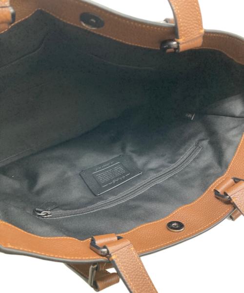 COACH（コーチ）COACH (コーチ) ハドソン ダブル ハンドル トート ブラウンの古着・服飾アイテム