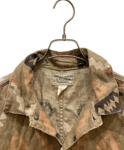 RRL（ダブルアールエル）RRL (ダブルアールエル) リネンジャケット ベージュ サイズ:SIZE Sの古着・服飾アイテム