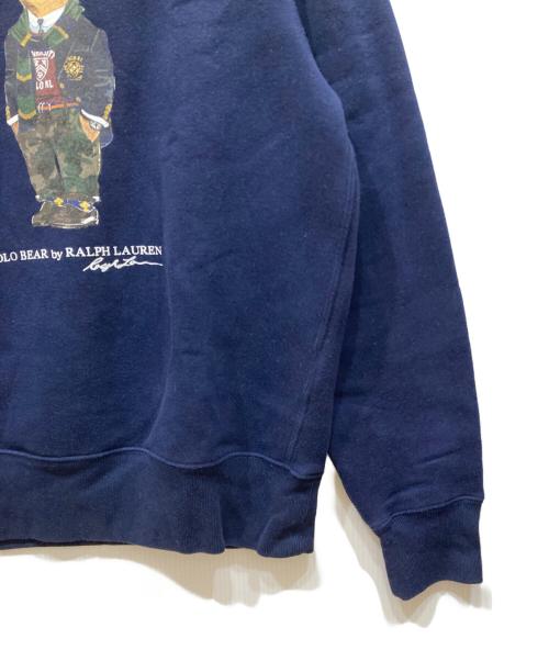 POLO RALPH LAUREN（ポロ・ラルフローレン）POLO RALPH LAUREN (ポロ・ラルフローレン) プレッピーベアフリーススウェット ネイビー サイズ:SIZE Sの古着・服飾アイテム