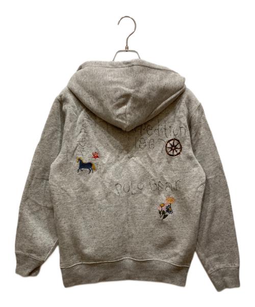 POLO COUNTRY（ポロカントリー）POLO COUNTRY (ポロカントリー) ポロベアフリースフーディ グレー サイズ:SIZE Sの古着・服飾アイテム