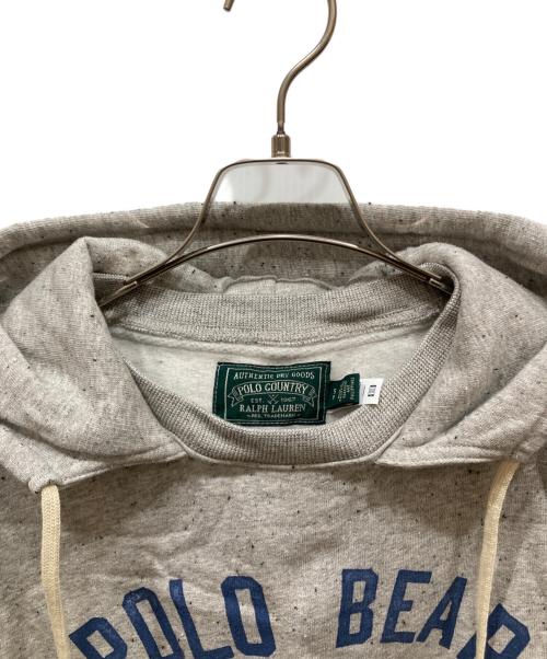 POLO COUNTRY（ポロカントリー）POLO COUNTRY (ポロカントリー) ポロベアフリースフーディ グレー サイズ:SIZE Sの古着・服飾アイテム