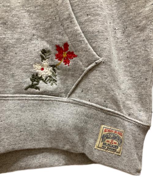 POLO COUNTRY（ポロカントリー）POLO COUNTRY (ポロカントリー) ポロベアフリースフーディ グレー サイズ:SIZE Sの古着・服飾アイテム