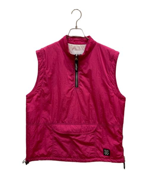 MSGM（エムエスジーエム）MSGM (エムエスジーエム) ナイロンベスト ピンク サイズ:46の古着・服飾アイテム