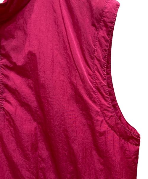 MSGM（エムエスジーエム）MSGM (エムエスジーエム) ナイロンベスト ピンク サイズ:46の古着・服飾アイテム