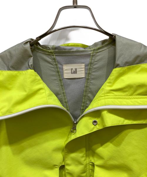 Call（コール）call (コール) ナイロンジャケット イエロー サイズ:FREEの古着・服飾アイテム