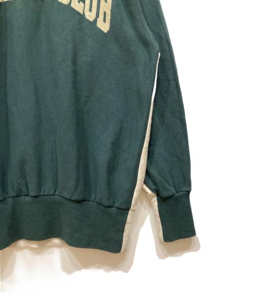INSCRIRE（アンスクリア）INSCRIRE (アンスクリア) ハイブリッドスウェット グリーン×グレー サイズ:SIZE S 未使用品の古着・服飾アイテム