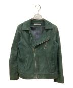 theory luxeセオリーリュクス）の古着「ラムレザージャケット」｜グリーン