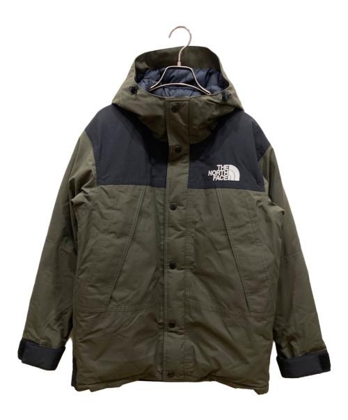 THE NORTH FACE（ザ ノース フェイス）THE NORTH FACE (ザ ノース フェイス) マウンテン ダウン ジャケット カーキ×ブラック サイズ:SIZE Sの古着・服飾アイテム