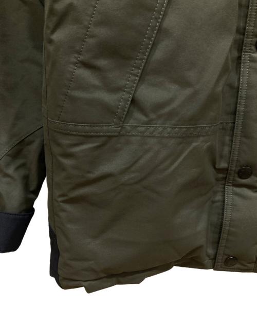 THE NORTH FACE（ザ ノース フェイス）THE NORTH FACE (ザ ノース フェイス) マウンテン ダウン ジャケット カーキ×ブラック サイズ:SIZE Sの古着・服飾アイテム